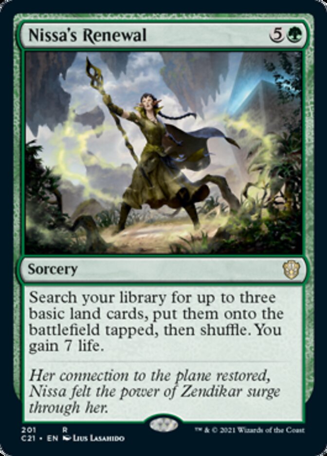 Nissa's Renewal [Commander 2021] | Cracking-Singles