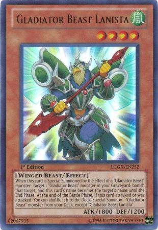 Gladiator Beast Lanista [LCGX-EN252] Ultra Rare | Cracking-Singles