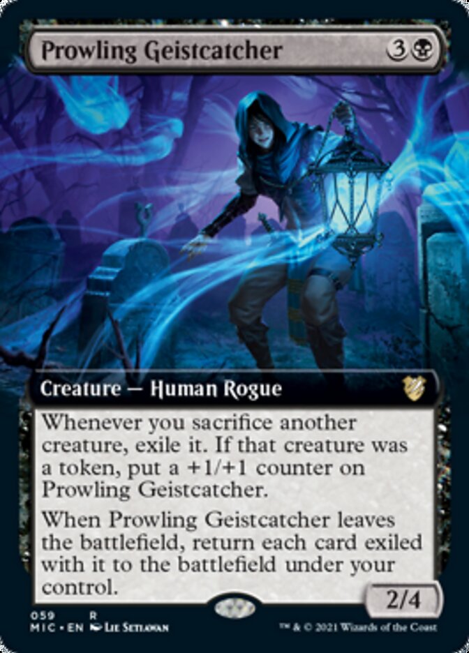 Prowling Geistcatcher (Extended) [Innistrad: Midnight Hunt Commander] | Cracking-Singles