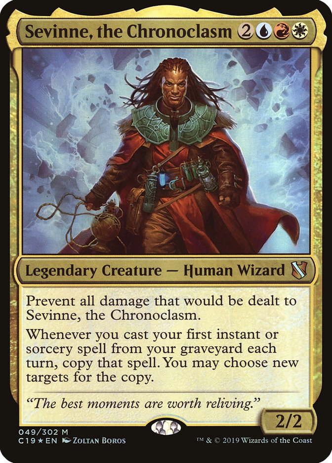 Sevinne, the Chronoclasm (Commander 2019) [Oversize Cards] | Cracking-Singles