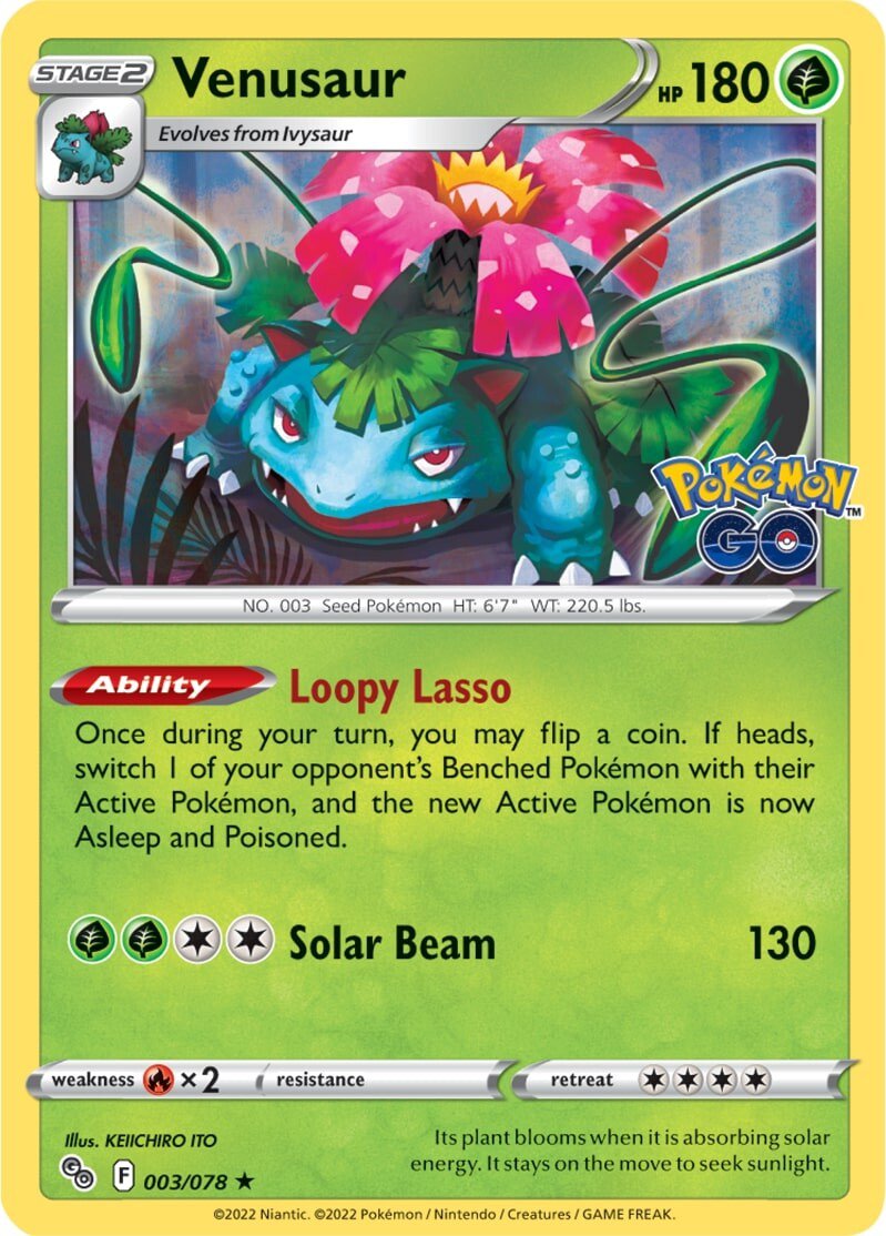 Venusaur (003/078) [Pokémon GO] | Cracking-Singles