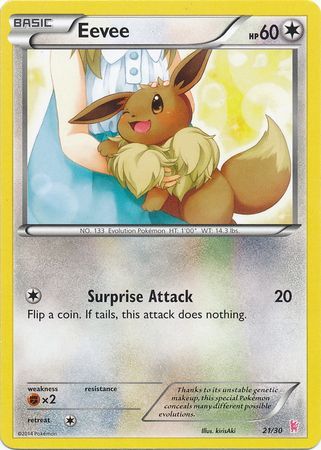 Eevee (21/30) [XY: Trainer Kit - Sylveon] | Cracking-Singles