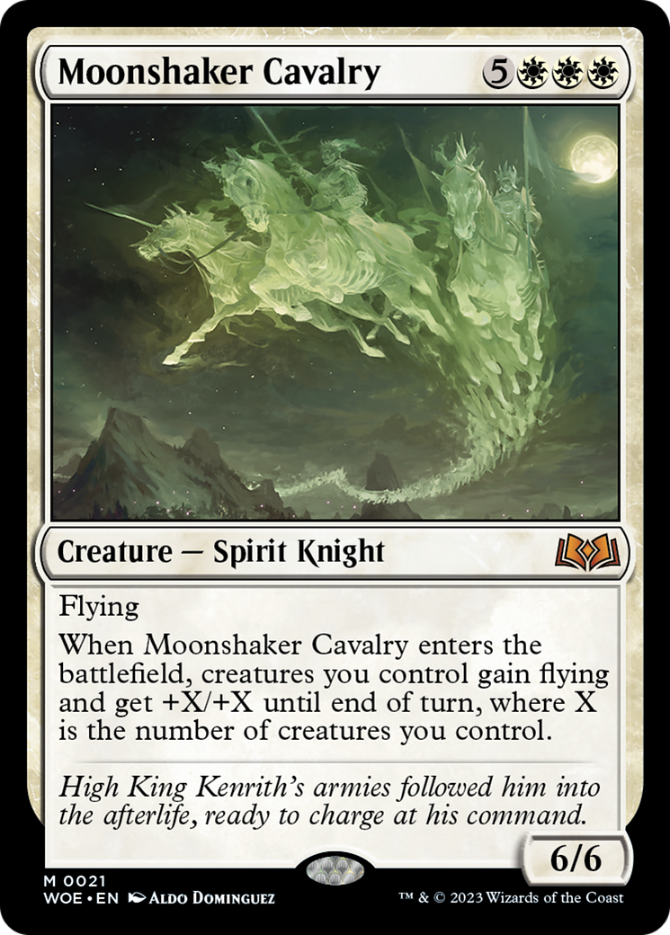 Moonshaker Cavalry [Wilds of Eldraine] | Cracking-Singles