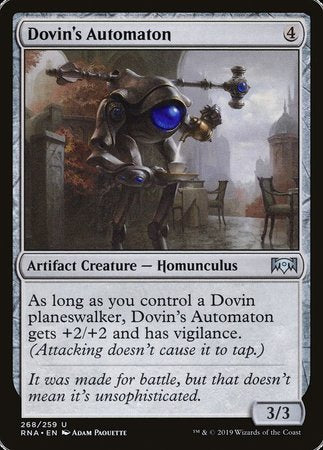 Dovin's Automaton [Ravnica Allegiance] | Cracking-Singles