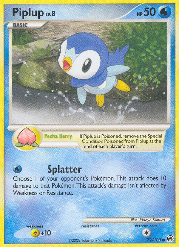 Piplup (72/100) [Diamond & Pearl: Majestic Dawn] | Cracking-Singles