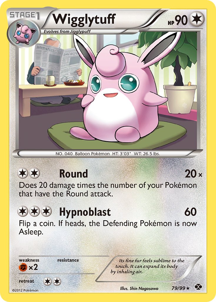 Wigglytuff (79/99) (Cosmos Holo) (Blister Exclusive) [Black & White: Next Destinies] | Cracking-Singles