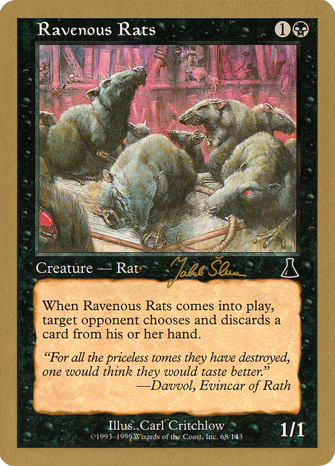 Ravenous Rats (Jakub Slemr) [World Championship Decks 1999] | Cracking-Singles