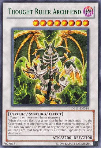 Thought Ruler Archfiend (Green) [DL11-EN014] Rare | Cracking-Singles