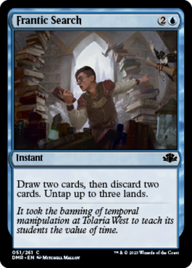 Frantic Search [Dominaria Remastered] | Cracking-Singles