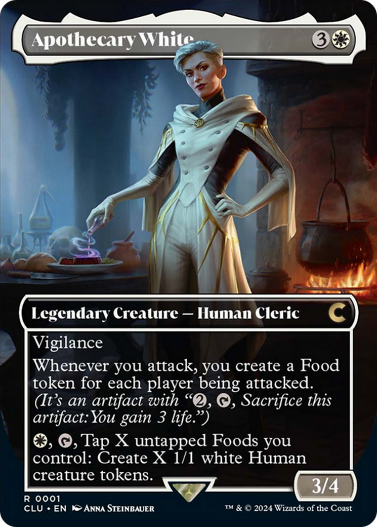 Apothecary White (Borderless) [Ravnica: Clue Edition] | Cracking-Singles