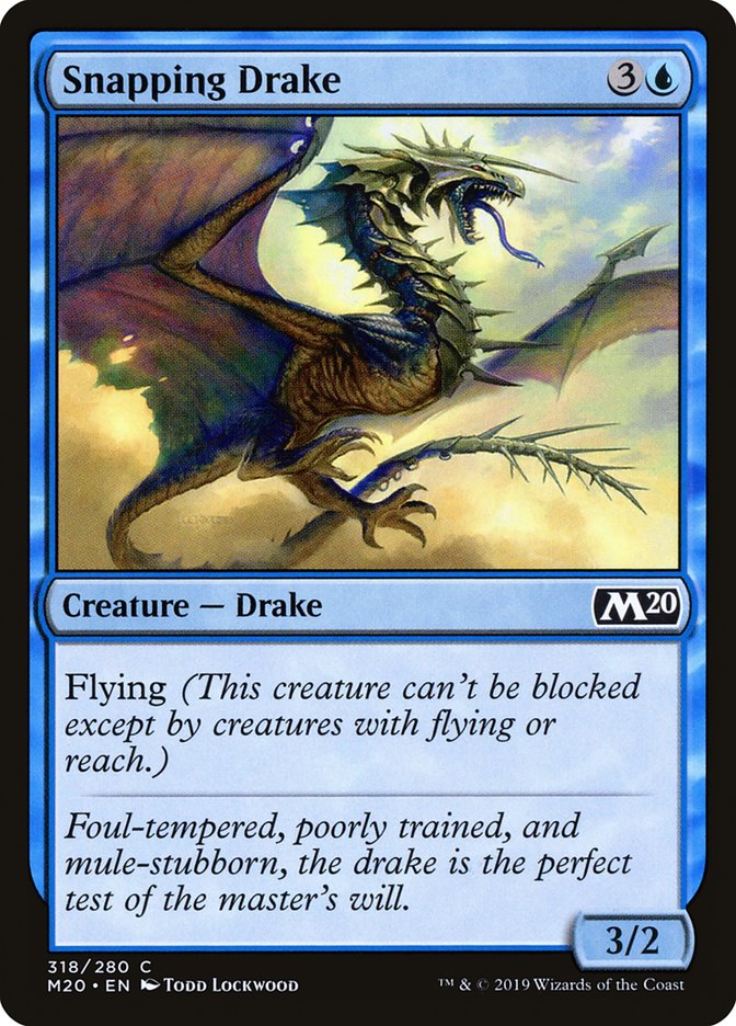 Snapping Drake [Core Set 2020] | Cracking-Singles