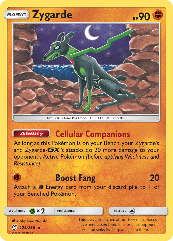 Zygarde (124/236) [Sun & Moon: Unified Minds] | Cracking-Singles