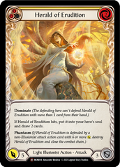 Herald of Erudition (Rainbow Foil) [U-MON004-RF] Unlimited Rainbow Foil | Cracking-Singles