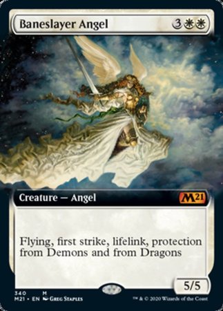 Baneslayer Angel (Extended Art) [Core Set 2021] | Cracking-Singles