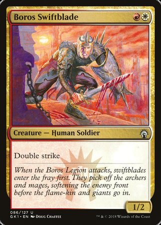 Boros Swiftblade [GRN Guild Kit] | Cracking-Singles