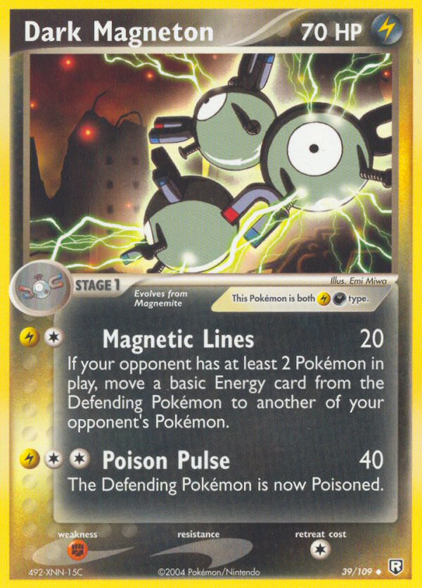 Dark Magneton (39/109) [EX: Team Rocket Returns] | Cracking-Singles