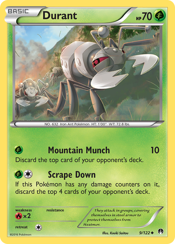 Durant (9/122) [XY: BREAKpoint] | Cracking-Singles