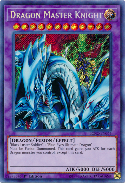 Dragon Master Knight [LCKC-EN065] Secret Rare | Cracking-Singles