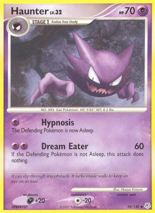 Haunter (50/130) [Diamond & Pearl: Base Set] | Cracking-Singles