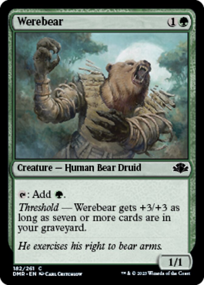 Werebear [Dominaria Remastered] | Cracking-Singles