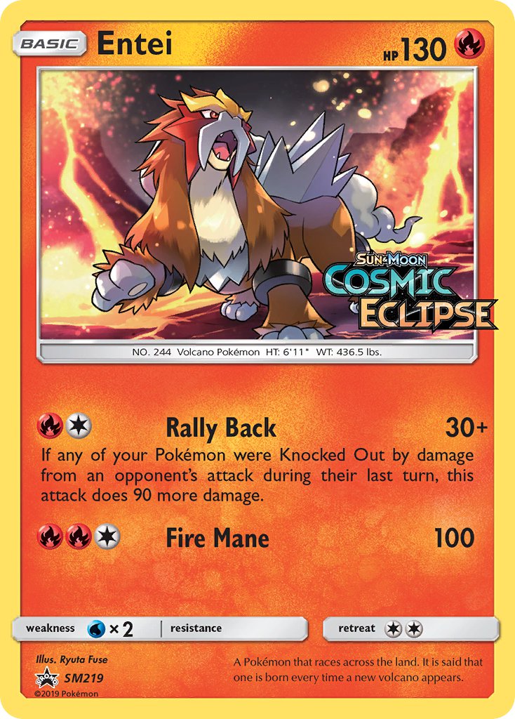 Entei (SM219) [Sun & Moon: Black Star Promos] | Cracking-Singles