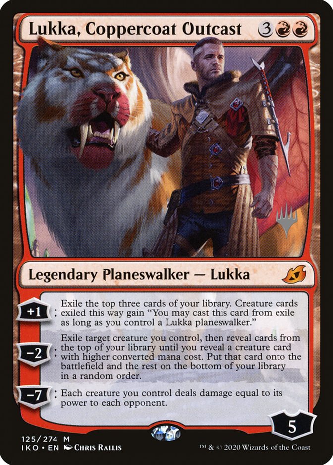 Lukka, Coppercoat Outcast (Promo Pack) [Ikoria: Lair of Behemoths Promos] | Cracking-Singles