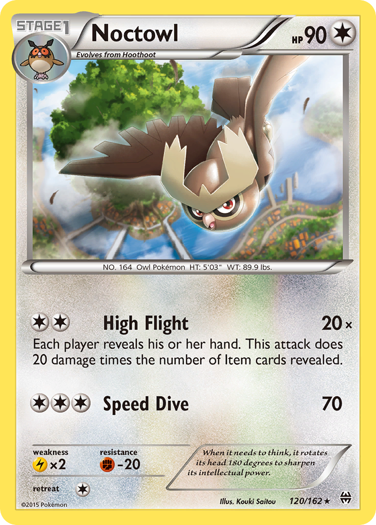 Noctowl (120/162) [XY: BREAKthrough] | Cracking-Singles