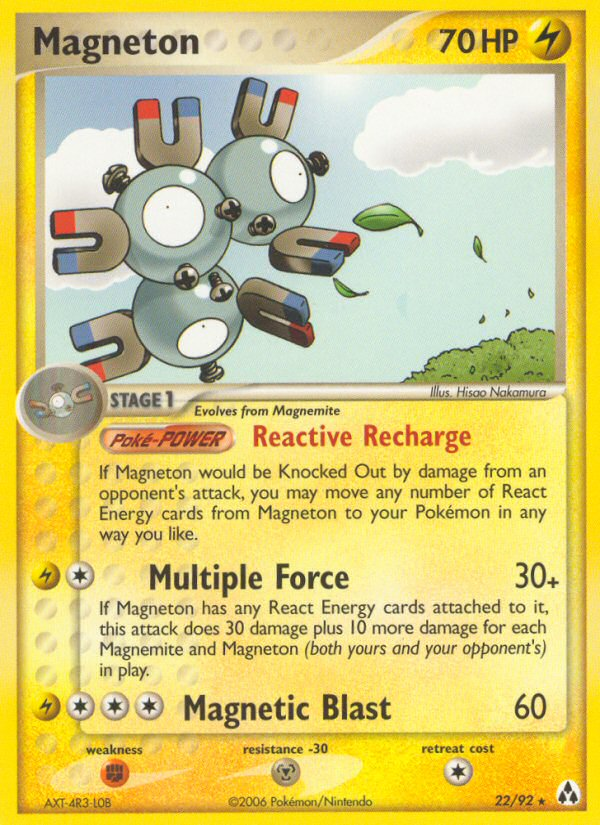 Magneton (22/92) [EX: Legend Maker] | Cracking-Singles