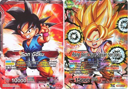 Son Goku // Rising Spirit Super Saiyan Son Goku (Starter Deck - The Extreme Evolution) [SD2-01] | Cracking-Singles