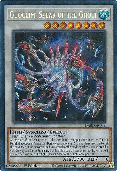 Guoglim, Spear of the Ghoti [DABL-EN089] Secret Rare | Cracking-Singles