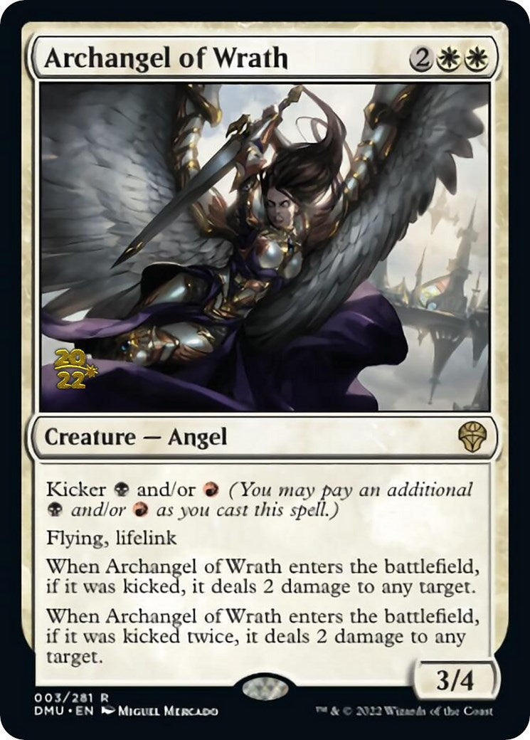 Archangel of Wrath [Dominaria United Prerelease Promos] | Cracking-Singles