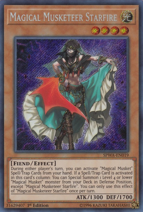 Magical Musketeer Starfire [SPWA-EN019] Secret Rare | Cracking-Singles