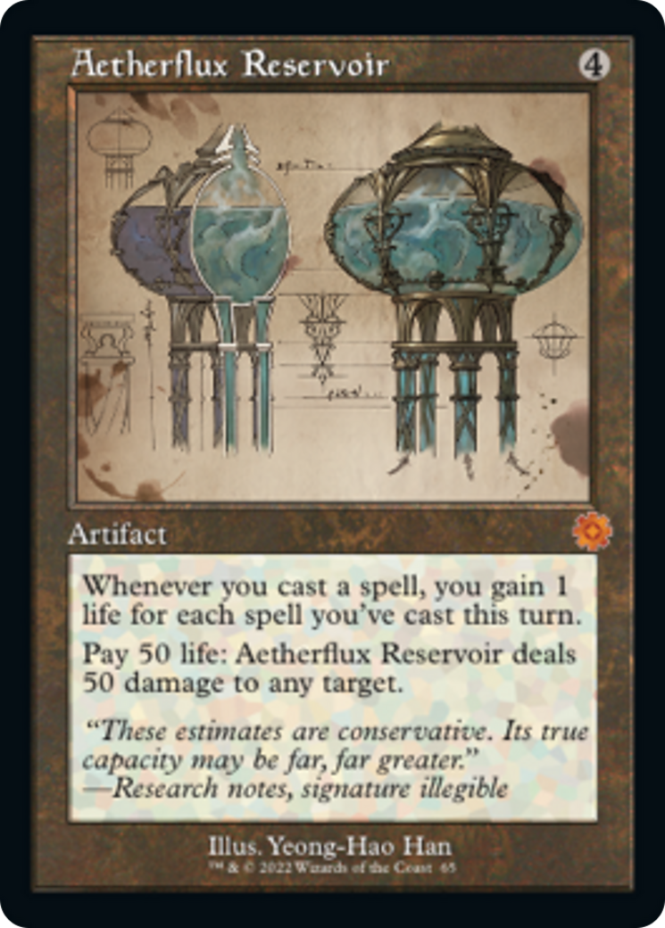 Aetherflux Reservoir (Retro Schematic) [The Brothers' War Retro Artifacts] | Cracking-Singles