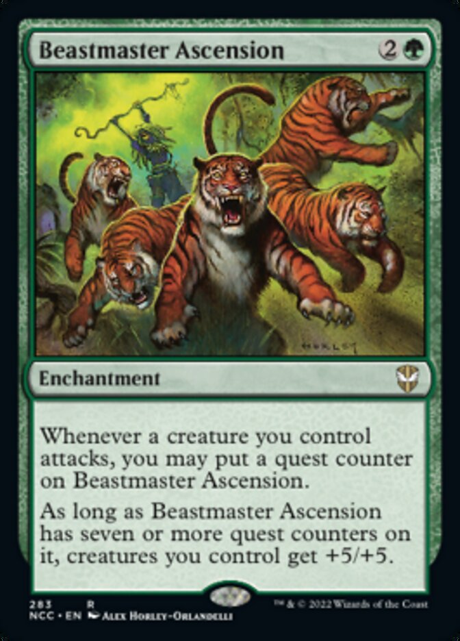 Beastmaster Ascension [Streets of New Capenna Commander] | Cracking-Singles