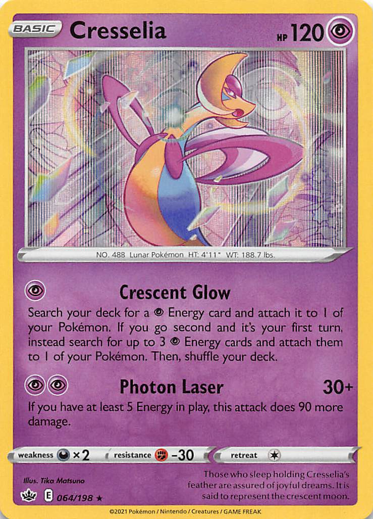 Cresselia (064/198) [Sword & Shield: Chilling Reign] | Cracking-Singles