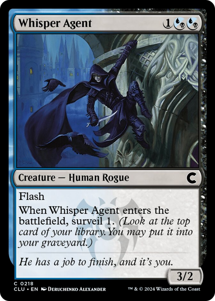 Whisper Agent [Ravnica: Clue Edition] | Cracking-Singles