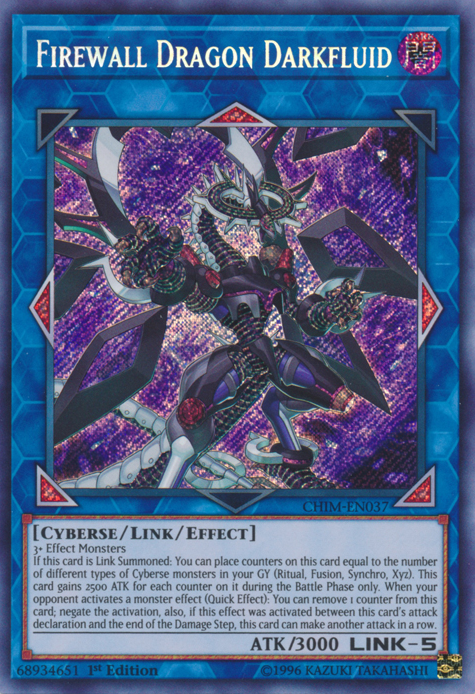 Firewall Dragon Darkfluid [CHIM-EN037] Secret Rare | Cracking-Singles