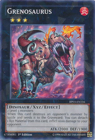 Grenosaurus [BP03-EN116] Shatterfoil Rare | Cracking-Singles