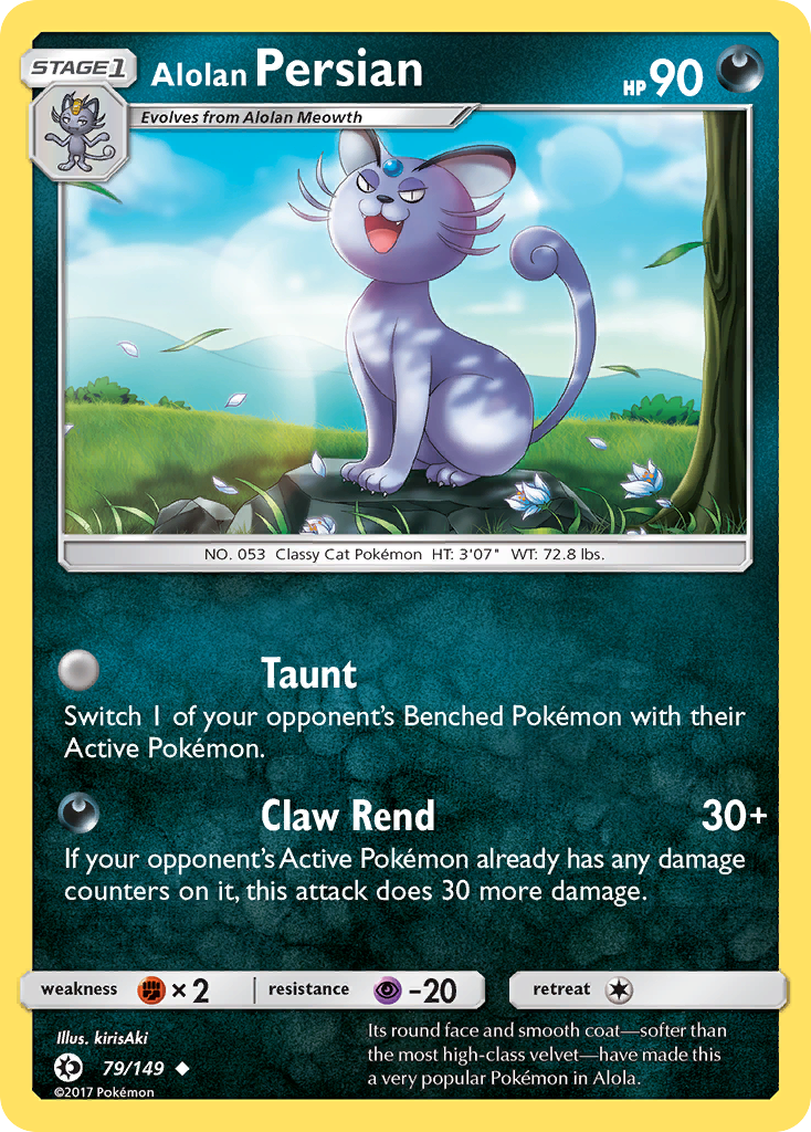 Alolan Persian (79/149) [Sun & Moon: Base Set] | Cracking-Singles