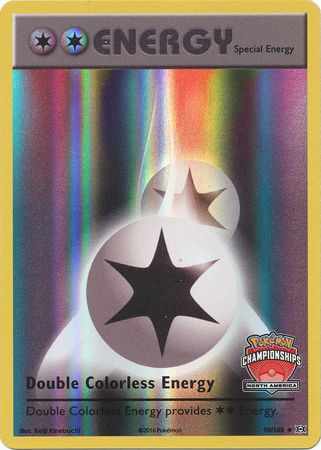 Double Colorless Energy (90/108) (NA International Championship Promo) [XY: Evolutions] | Cracking-Singles