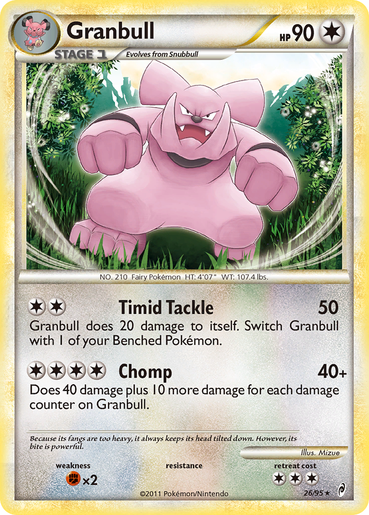 Granbull (26/95) [HeartGold & SoulSilver: Call of Legends] | Cracking-Singles