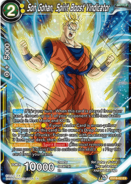 Son Gohan, Spirit Boost Vindicator [EX18-02] | Cracking-Singles