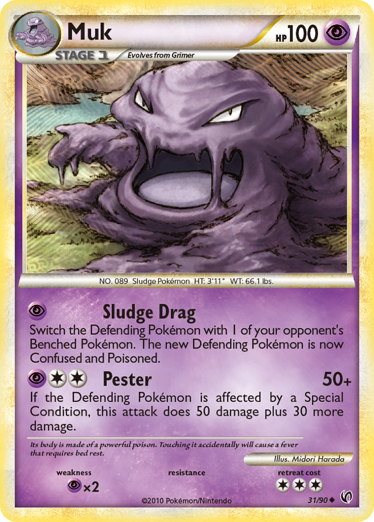 Muk (31/90) [HeartGold & SoulSilver: Undaunted] | Cracking-Singles