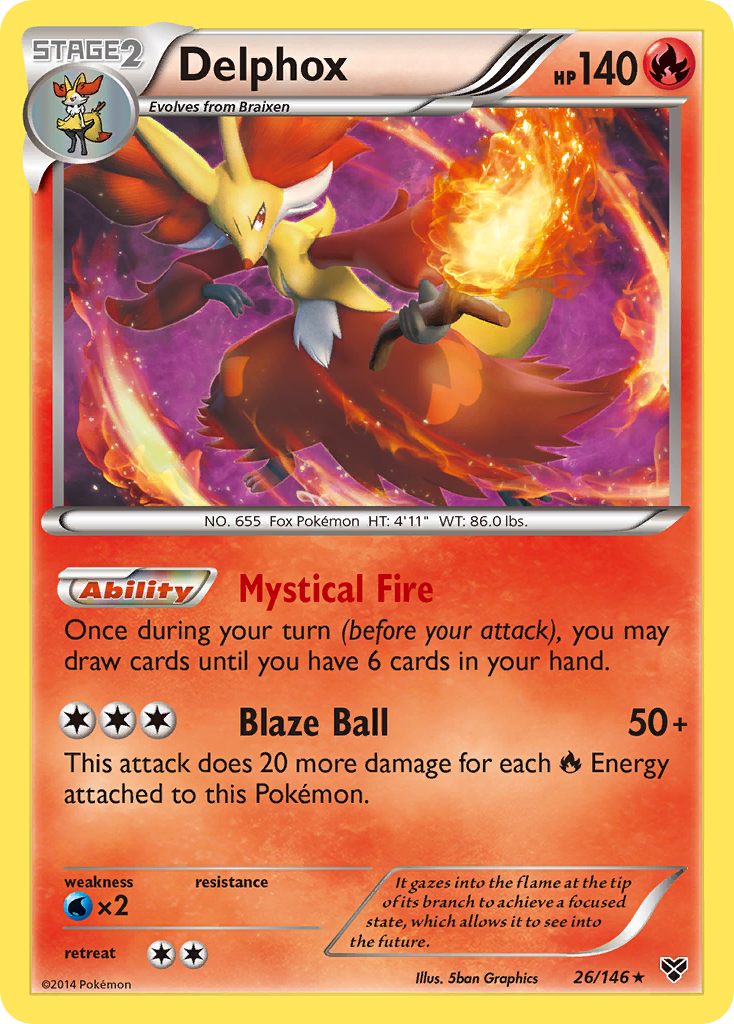 Delphox (26/146) [XY: Base Set] | Cracking-Singles