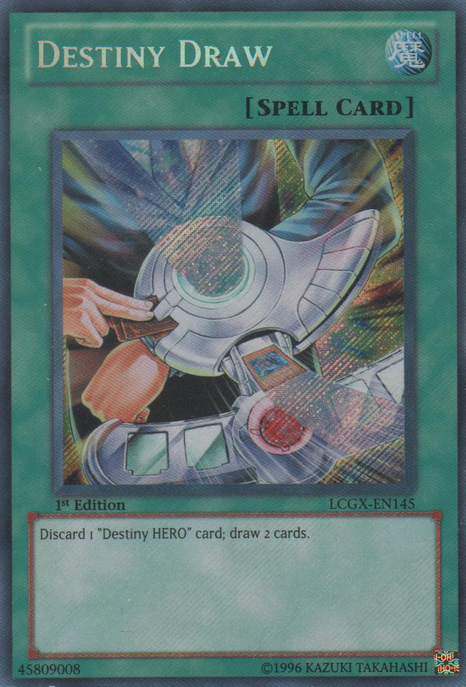 Destiny Draw [LCGX-EN145] Secret Rare | Cracking-Singles