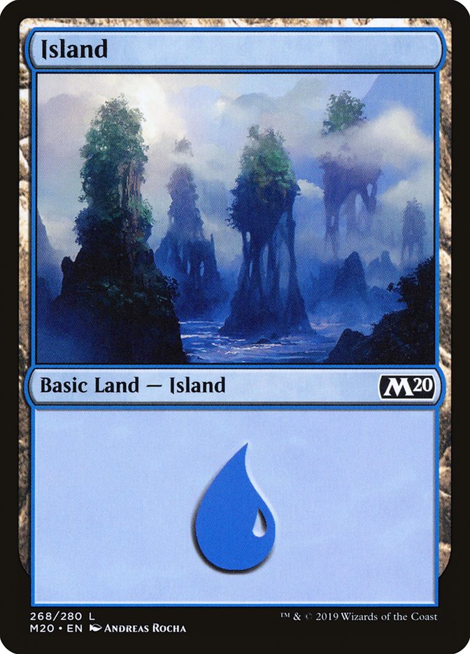 Island (#268) [Core Set 2020] | Cracking-Singles