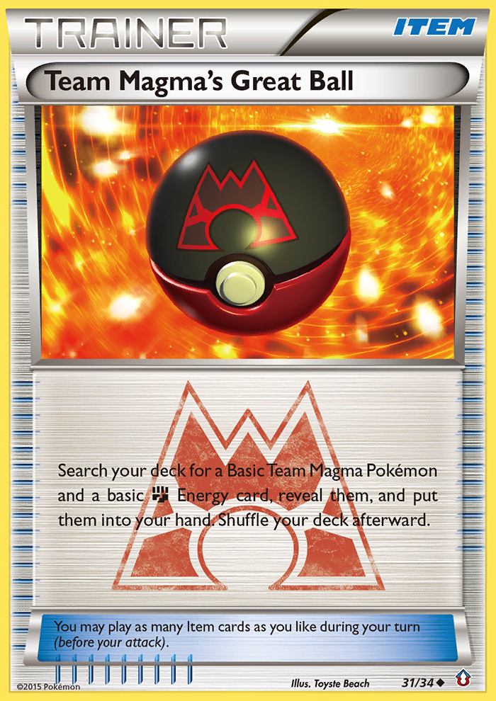 Team Magma's Great Ball (31/34) [XY: Double Crisis] | Cracking-Singles