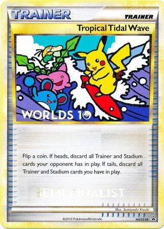 Tropical Tidal Wave (HGSS18) (Semi Finalist) [HeartGold & SoulSilver: Black Star Promos] | Cracking-Singles