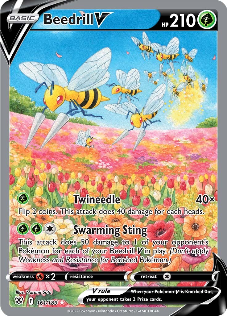 Beedrill V (161/189) [Sword & Shield: Astral Radiance] | Cracking-Singles