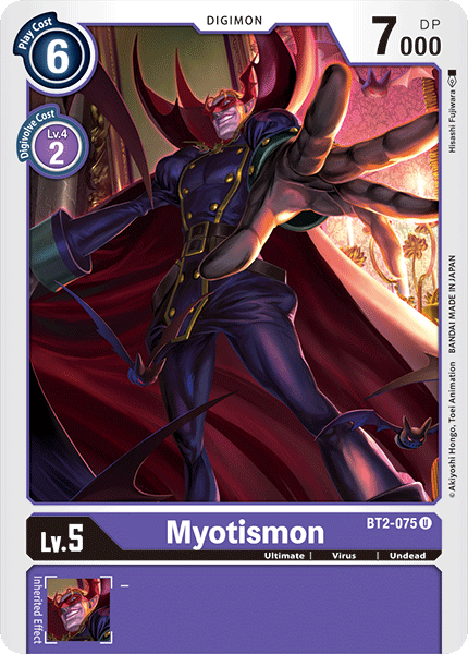 Myotismon [BT2-075] [Release Special Booster Ver.1.0] | Cracking-Singles